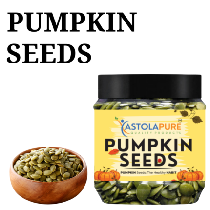 Astolapure Pumpkin Seeds - Nutty, Buttery and Crunchy Seeds for Overall Health and Seed Cycling for PCOS & PCOD